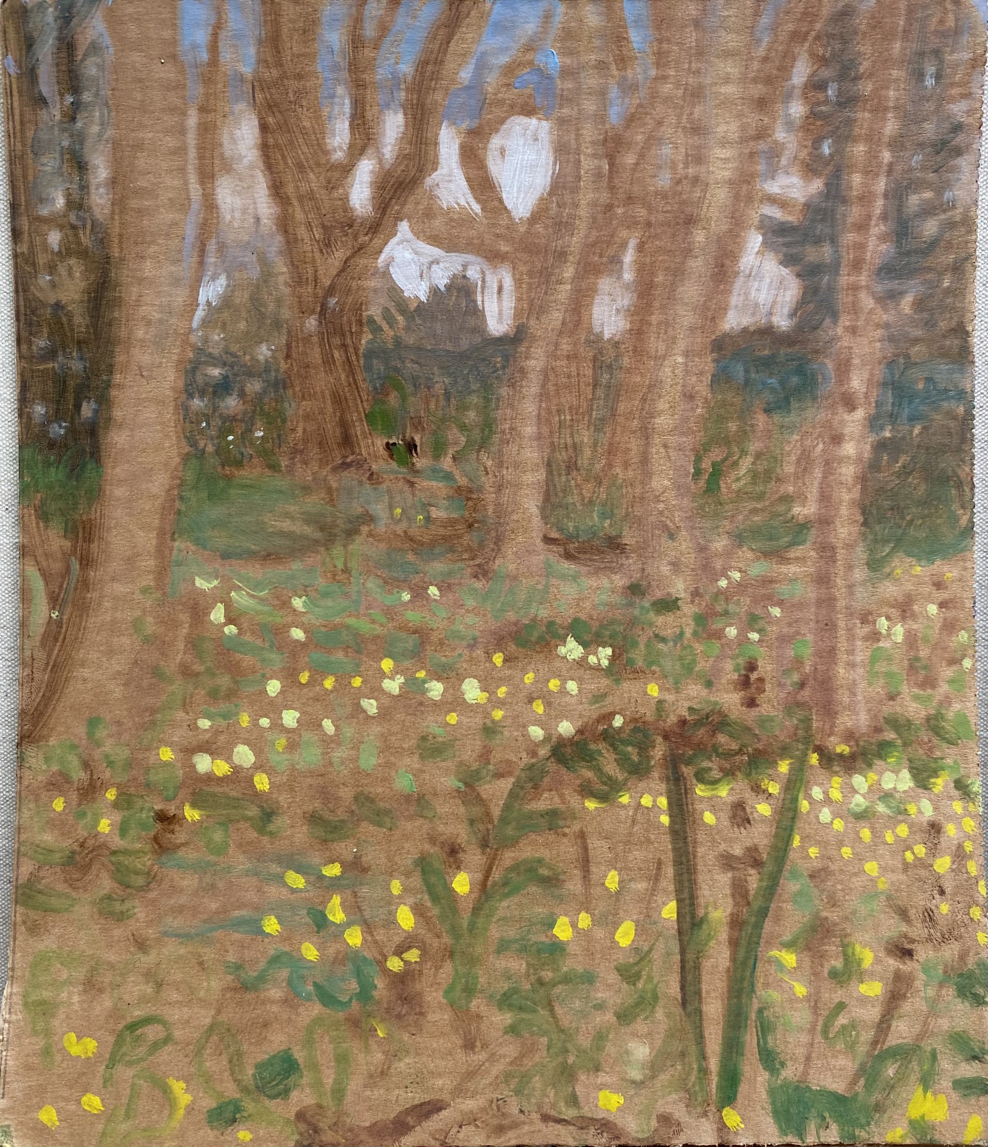 Facing East (plein air sketch)